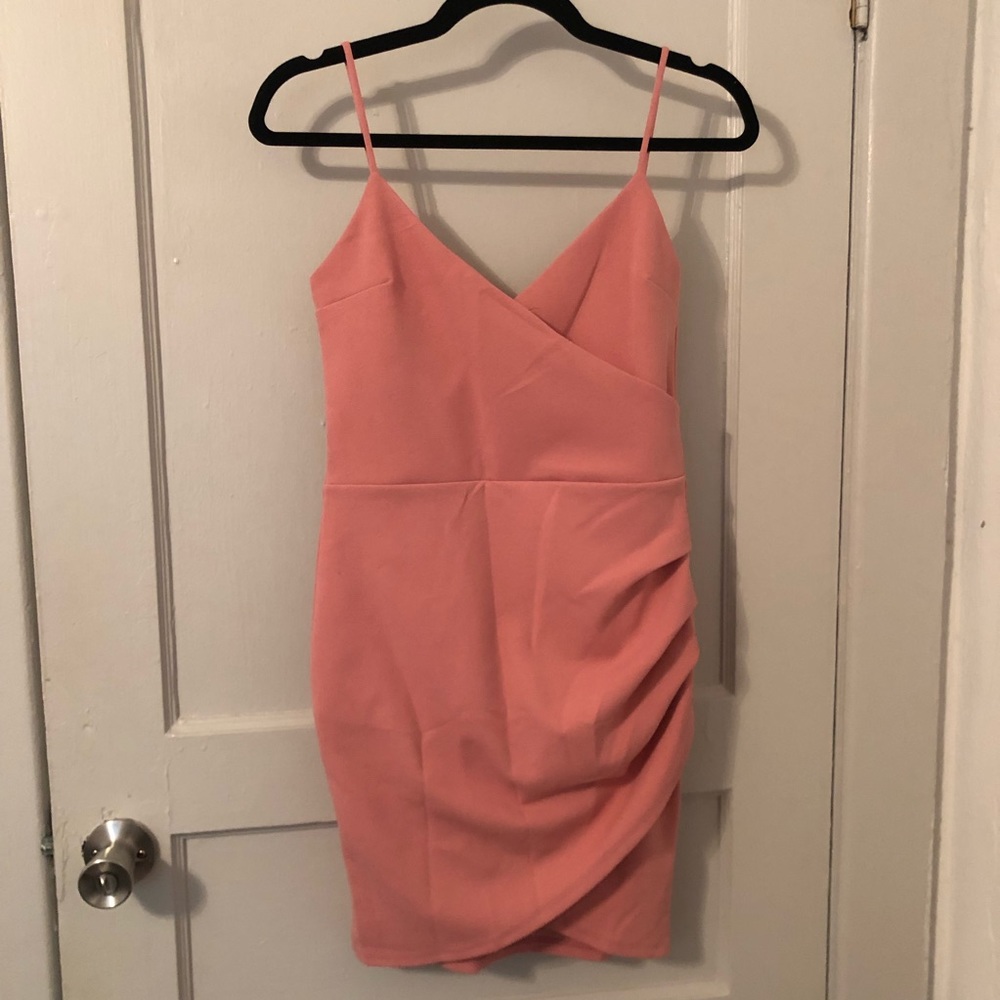 pink mini dress